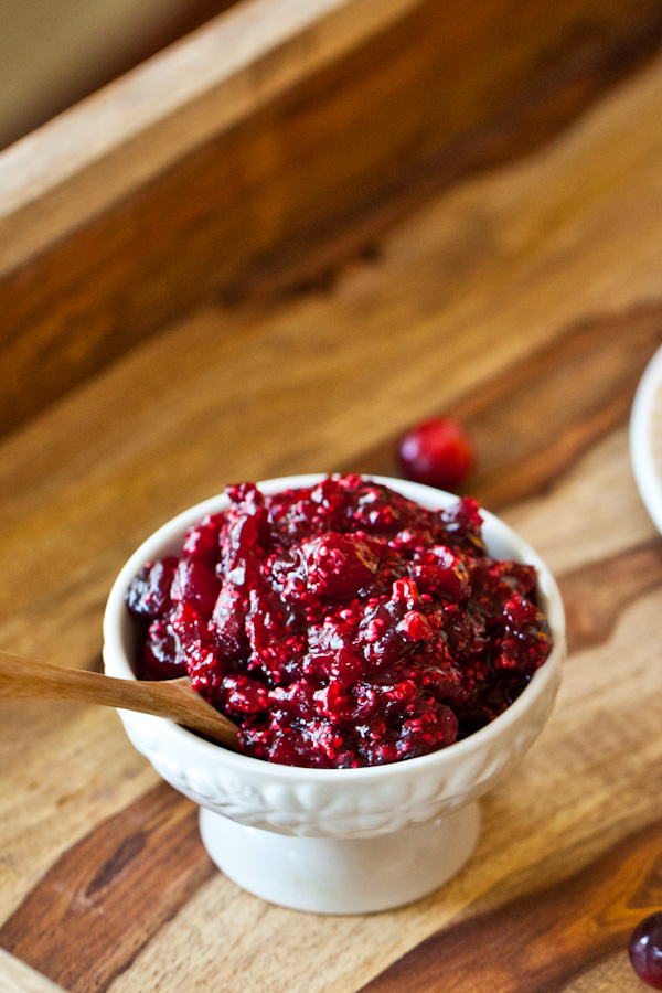 DELICIOUS Cranberry Chia Jam with NO REFINED SUGAR | Quick and easy | Ready in 15 minutes | The PERFECT healthy Thanksgiving side dish