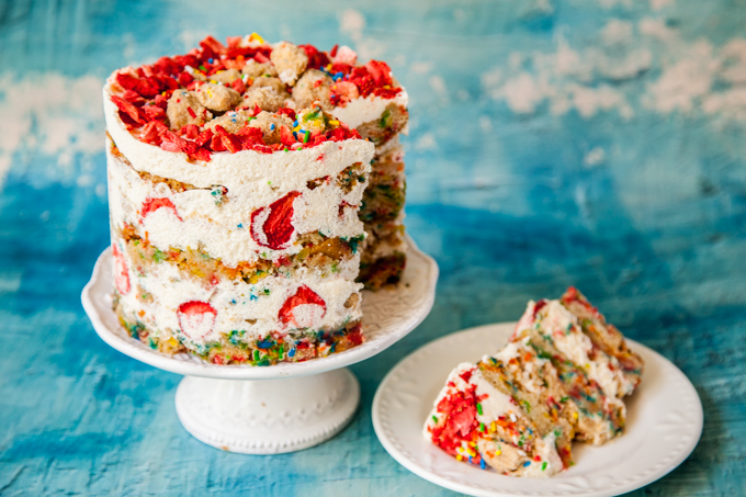 The ULTIMATE Vegan Funfetti Cake | Fun, colorful, and delicious | Dairy-free, plant-based, and kid-friendly | Perfect for any party!