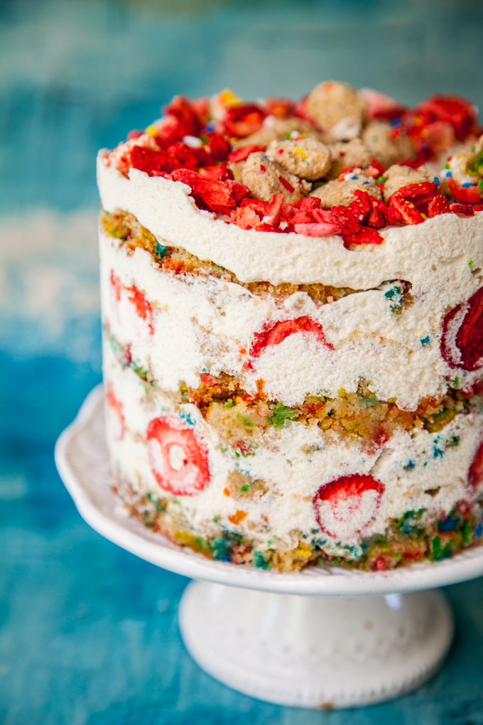 The ULTIMATE Vegan Funfetti Cake